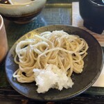 一休庵 - 皿そばおろしバージョン