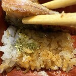 小暮や - 最後はご飯の方に山椒を掛けて味変する