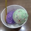 サーティワンアイスクリーム - スモールダブル（ポッピングシャワー＆コットンキャンディ）
