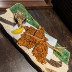 亜紗 本店 - 骨まで食べれるアジフライ