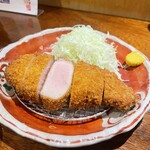 ぶた いながき - 岩中ポーク上ロースカツ定食2,750円