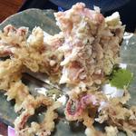 真魚家 - イカの天ぷら