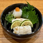 魚崎酒場 きりん - ボラ白子焼きポン酢