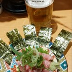 貝 刺身専門店 しらはら - ねぎとろ