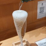 貝 刺身専門店 しらはら - こぼれスパークリング
