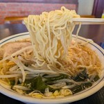 アルファー - 麺上げ