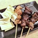 立呑処 はいから - 牛串3本盛り