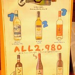 UOKIN食堂 - ワインメニュー