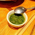 UOKIN食堂 - 出来たてジェノベーゼソースはサービス