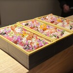 銀座 有涯 - お土産のちらし寿司(6,600円)