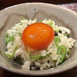 銀座 有涯 - 食事(三重 トロ鰆 万願寺とうがらし 有涯米)