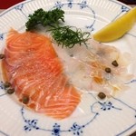 ゆたか - サーモンとヒラメ