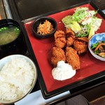 お好み焼 鉄板焼 徳川 - かきフライ定食