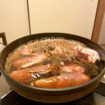韻松亭 - 鳥すき鍋