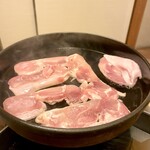 韻松亭 - 鳥すき鍋