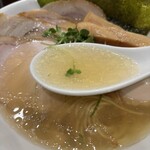 中華蕎麦 瑞山 - 塩スープ