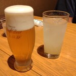 グラシア - アサヒ熟撰生様とすだちサワー様☆　これ、ガチ美味！