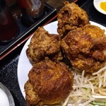 遊福亭 - 定食の唐揚げ