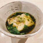 酒場わたなべ - 鰤の海苔スープ