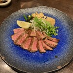 亜紗 - イチボのガーリック添え