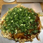お好み焼 キャベツ - チャンポンダブルうどん&そば1,000円　上ねぎ180円
