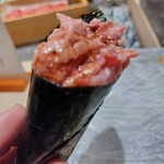銀座のみこ寿司 - とろ手巻き