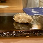 登喜和鮨 - 蒸し穴子　塩