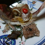 料亭旅館　いちい亭 - お祝いで鯛とお赤飯に変更して下さって