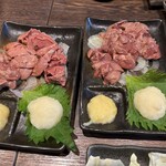 鳥ざん - 鶏白レバーのタタキ