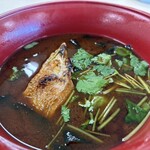 神戸市中央卸売市場 東部市場 食堂 - 香ばしいあら汁　最高！