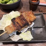 鳥ざん - 豚バラ　（デカい）