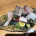 新橋日本酒 おだしと、おさけ。すずめ - 刺盛　ハーフ