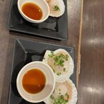 熟成焼肉いちばん  - 北海道産ホタテ焼き①