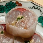 温石 - 砧巻きのアップ