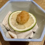 寿司居酒屋 十色 - ボラ白子ポン酢