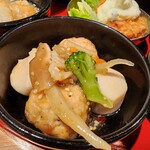 24/7 cafe apartment - 冬根菜と鶏団子の柚子胡麻塩だれ