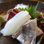 ひだまり - 2012年9月　本日の魚定食　新鮮なお造り！