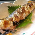 Hidamari - 2012年9月　本日の魚定食。焼きたてうまい！