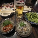 四季彩  上野駅前店 - ビールで乾杯！