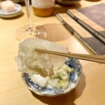 六本木 大皿焼肉 老中 - 〈白菜林檎酢漬け〉