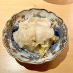 六本木 大皿焼肉 老中 - 〈白菜林檎酢漬け〉