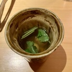 六本木 大皿焼肉 老中 - 〈出汁香る和牛の肝吸い〉