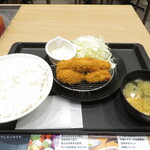 松のや - 料理写真:カキフライ(5個)定食 990円