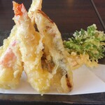 蕎麦DAYS - 誕生月クーポンの天ぷら盛り合わせ