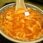 新愛園 - ランチ スープ