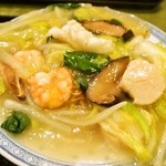 新愛園 - 海鮮あんかけ焼きそば