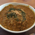 直食 - 畑のひき肉のキーマカレー　カレーアップ