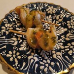 アロセリア ラ パンサ - つぶ貝のシェリー酒蒸し