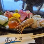 魚定 - 上刺身盛合せ
