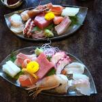 魚定 - 上刺身盛合せ
